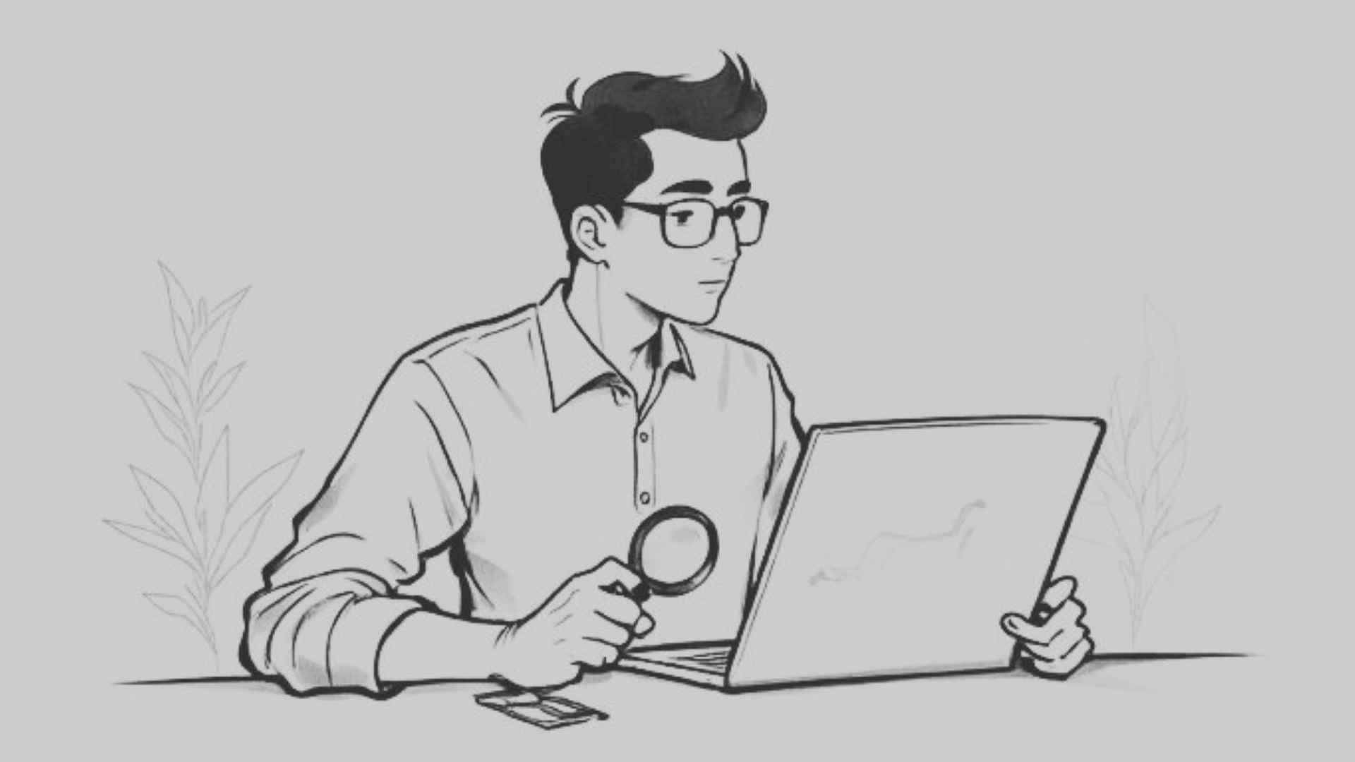 Market analyst reviewing data to assess startup market validation